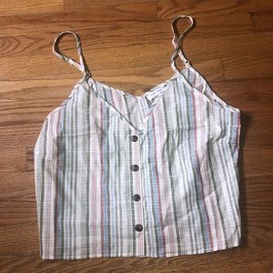 Pastel colored crop top